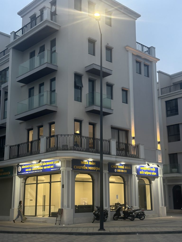 Cho thuê Shophouse 99m2 (5 TẦNG) ở The Manor Central Park