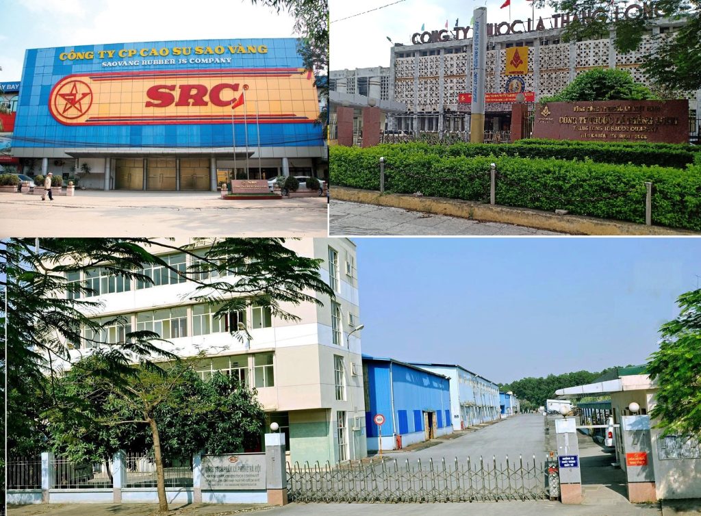Hình ảnh nhà máy Cao su Sao Vàng - Xà phòng Hà Nội - Thuốc lá Thăng Long