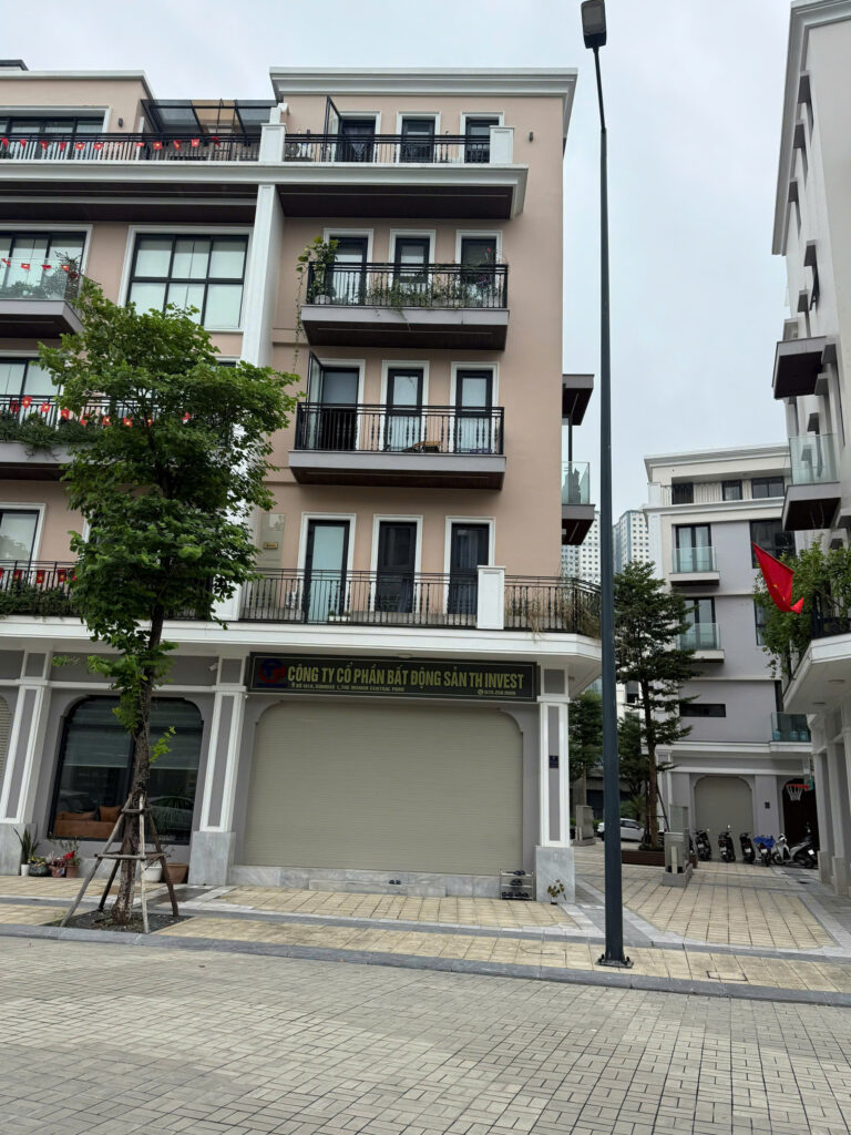 Bán Shophouse The Manor Central Park căn góc xẻ khe 99m2 -5 tầng