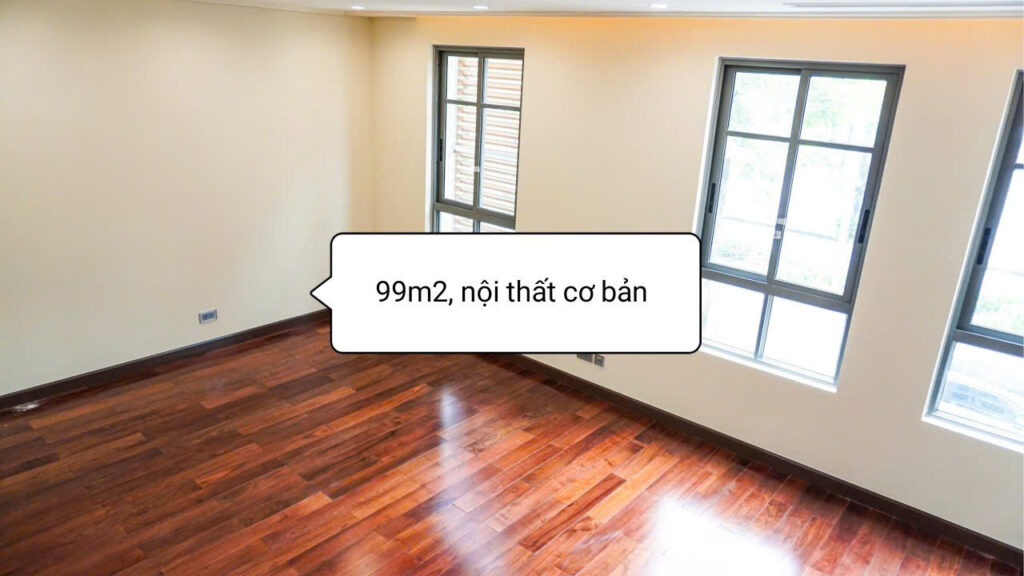 Bán Shophouse The Manor Central Park 99m2 – 4 tầng, gần toà án Hà Nội