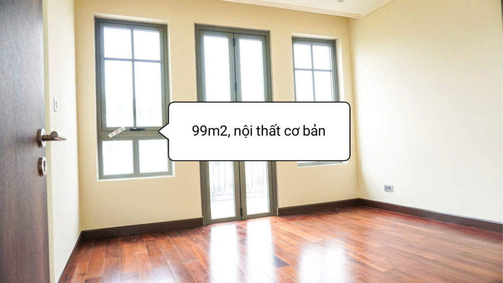 Bán Shophouse The Manor Central Park 99m2 – 4 tầng, gần toà án Hà Nội