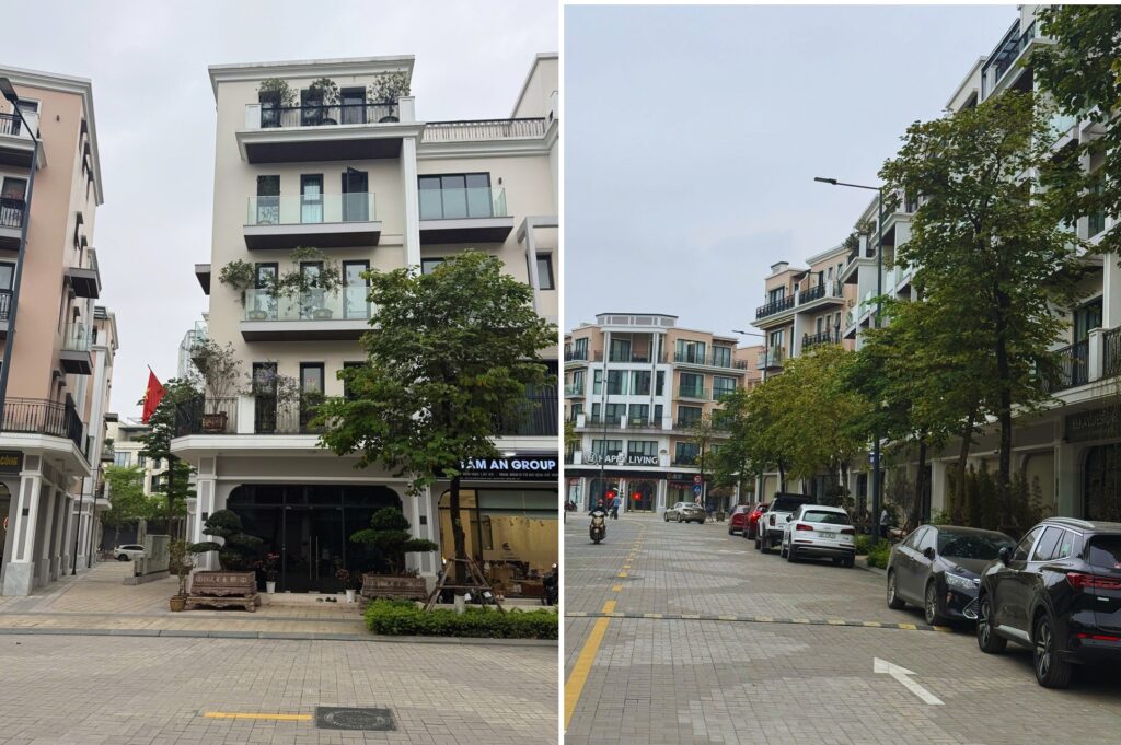 Bán Shophouse The Manor Central Park căn góc xẻ khe 99m2 -5 tầng