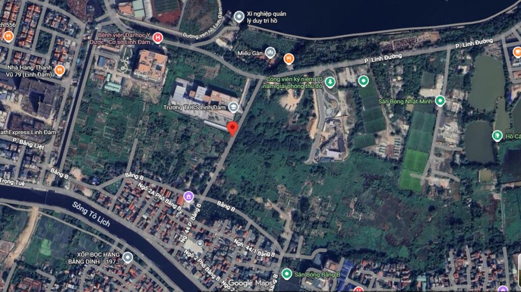 2. Vị trí dự án khu đô thị Nam Hồ Linh Đàm ở đâu?