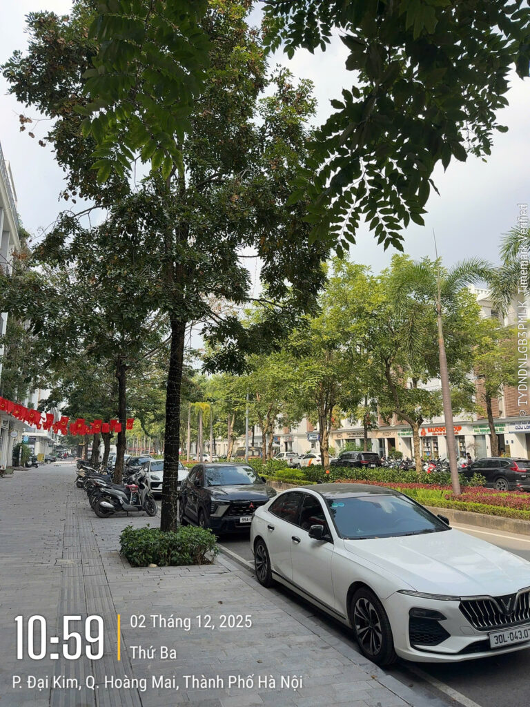 Cho thuê Shophouse The Manor Central Park 99m2 – 4 tầng, mặt Đại Lộ Hoàng Mai