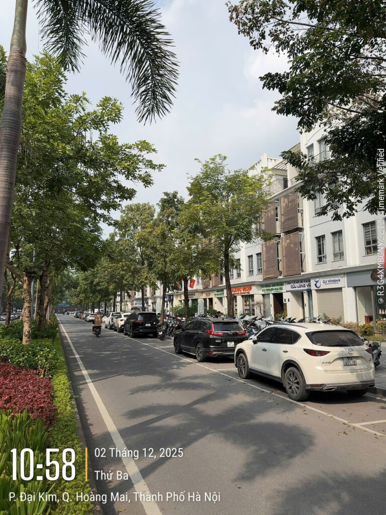 Cho thuê Shophouse The Manor Central Park 99m2 – 4 tầng, mặt Đại Lộ Hoàng Mai