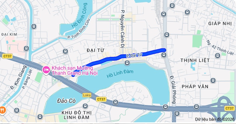 2. Phố Đại Từ Hoàng Mai thuộc phường nào sau sáp nhập?