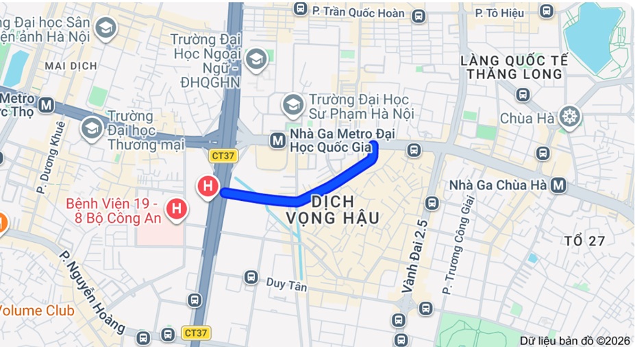 2. Phố Trần Quốc Vượng Cầu Giấy thuộc phường nào sau sáp nhập?