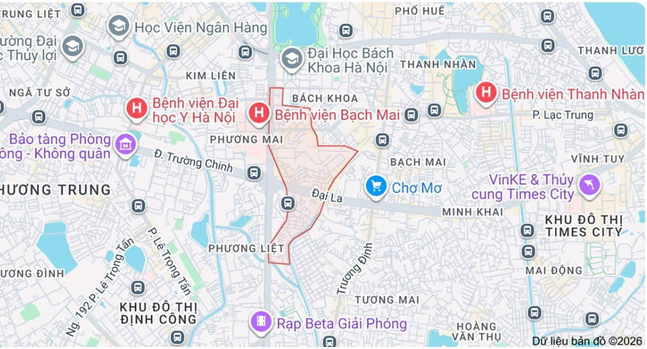 1. Phường Đồng Tâm thuộc phường nào sau sáp nhập?