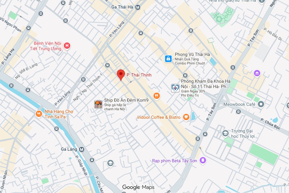 Phố Thái Thịnh thuộc phường nào sau sáp nhập? Ở đâu Hà Nội?