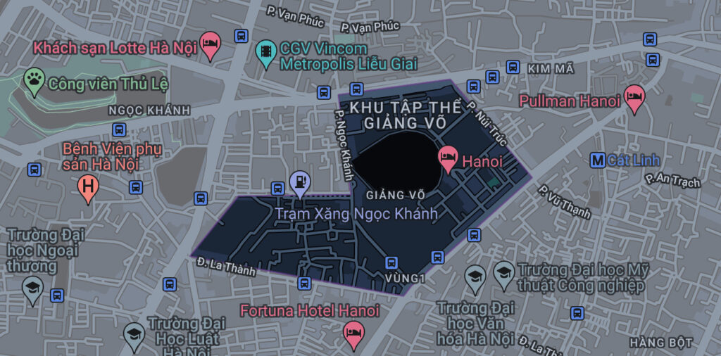 2. Giới thiệu về phường Giảng Võ quận Ba Đình Hà Nội trước khi sáp nhập