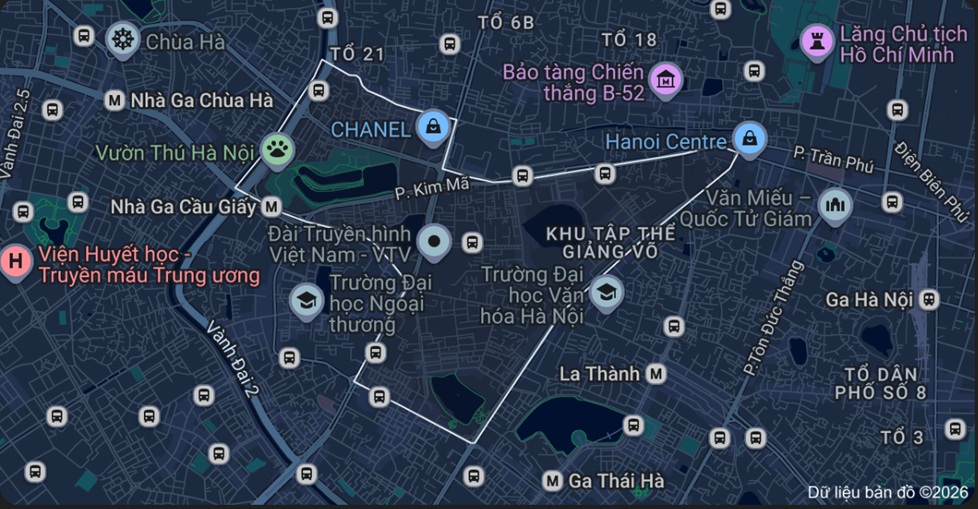 Phường Giảng Võ thuộc phường nào Hà Nội sau sáp nhập?