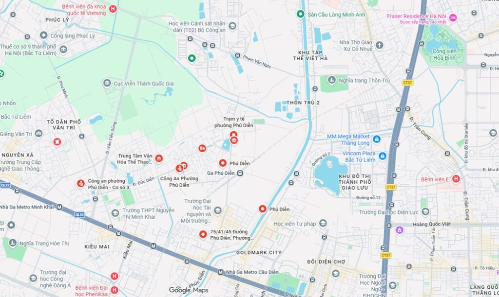 Phường Phú Diễn sau sáp nhập được thành lập từ những phường nào?