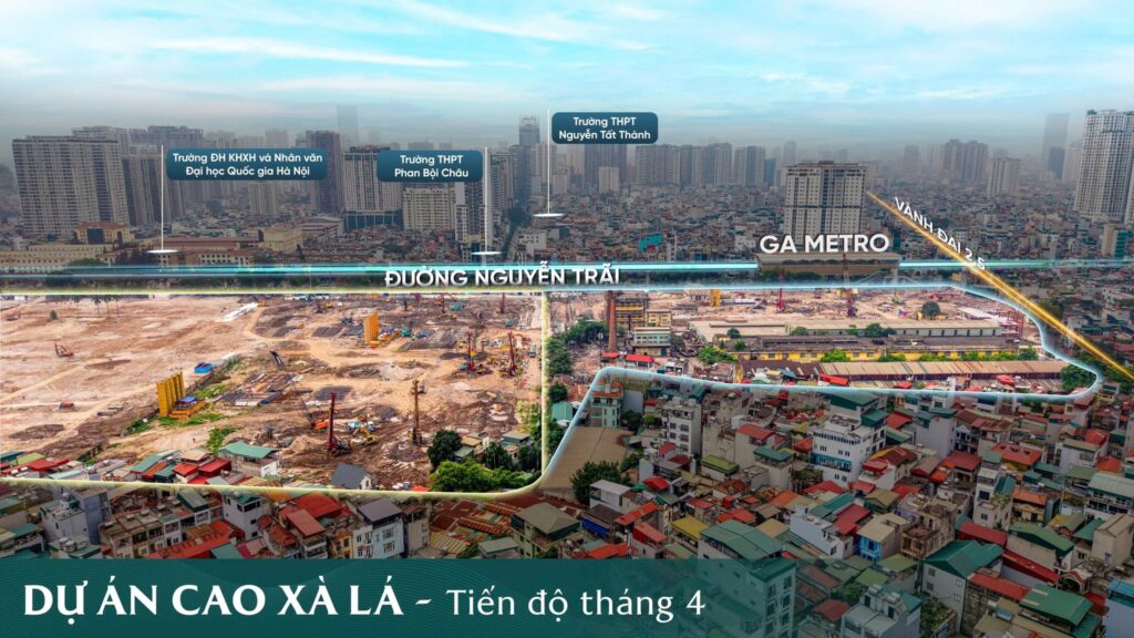 Tiến độ dự án Hanoi Seasons Garden Nguyễn Trãi