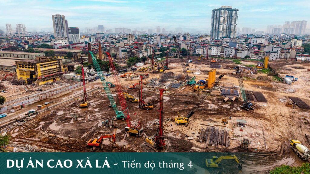 Tiến độ dự án Hanoi Seasons Garden Nguyễn Trãi