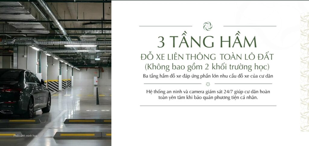 Hệ thống hầm đỗ xe & an ninh