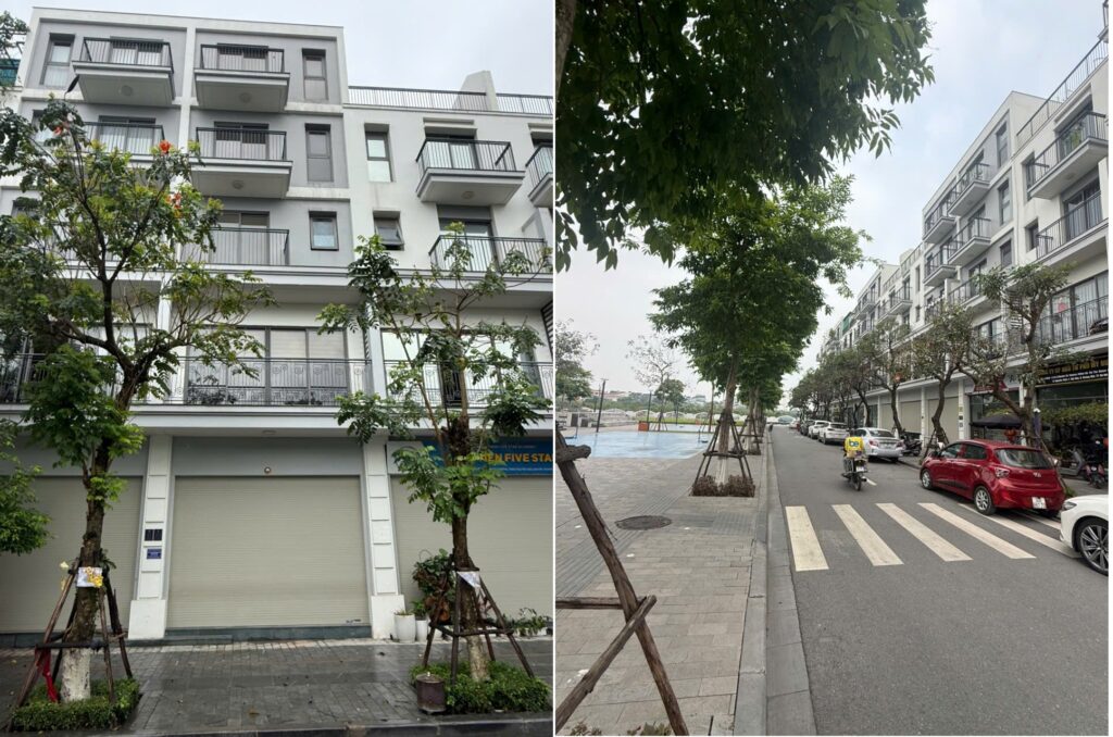 Bán shophouse 75m² The Manor Central Park, 5 tầng, vị trí đẹp