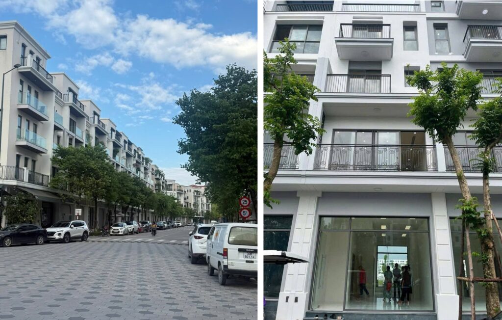 Bán The Manor Nguyễn Xiển: Shophouse 75m2, 5 tầng mặt phố đi bộ, vị trí đẹp để kinh doanh buôn bán