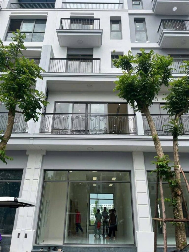 Bán The Manor Nguyễn Xiển: Shophouse 75m2, 5 tầng mặt phố đi bộ, vị trí đẹp để kinh doanh buôn bán